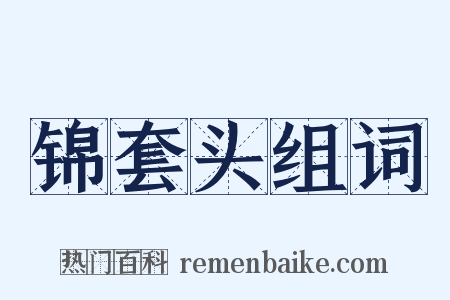 锦套头组词是什么意思的图片